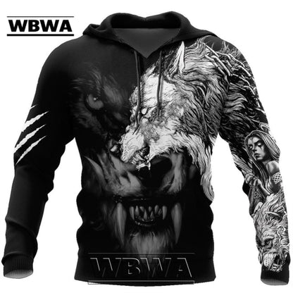 Brand Fashion Autumn lion Hoodies White Tiger Skin 3D All Over Printed Mens Sweatshirt Unisex Zip Pullover Casual Jacket