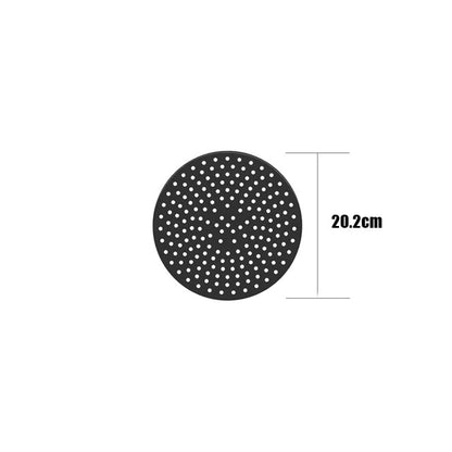 Air Fryer Lined Silicone Pad 7.5/8/8.5/9 Inch Square Round Heat-Resistant Non-slip Reusable Pot Mat Kitchen Accessories Gadgets