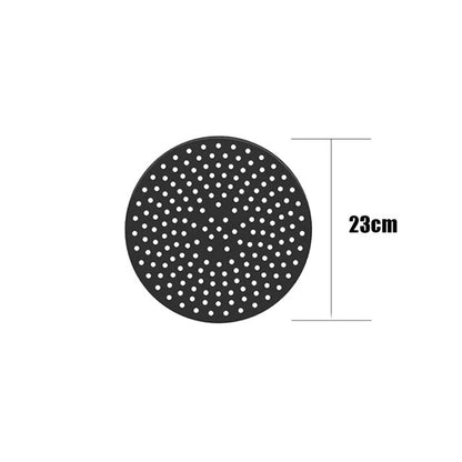 Air Fryer Lined Silicone Pad 7.5/8/8.5/9 Inch Square Round Heat-Resistant Non-slip Reusable Pot Mat Kitchen Accessories Gadgets