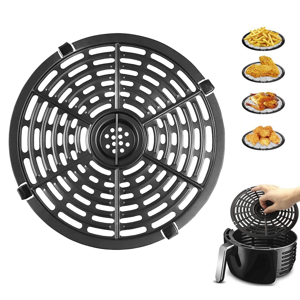 Air Fryer Basket Replacement Grill Air Pan for Power Dash Air Fryer Parts Crisper Plate Non-Stick Fry Pan Airfryer Accessories