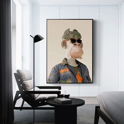 Painting By Numbers Aesthetic Home Decor Metaverse Wall Decorative Painting Canva Bored Ape Yacht Club Diamond Painting NFT BAYC