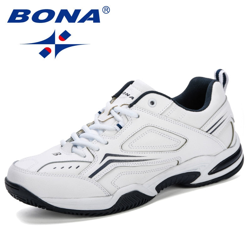 BONA Tenis Masculino Men Professional Tennis Shoes Breathable Sport Shoes Anti-Slippery Sneakers Fitness Athletic Trainers Comfy