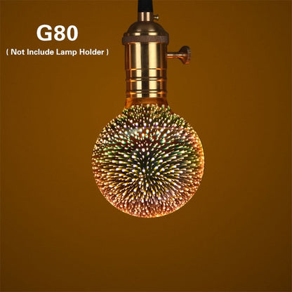 E27 110V 220V 3D Lamp Star Fireworks Effect Night light 3D table lamp Decoration Bulb bedside Home Decoration Light Luminaria