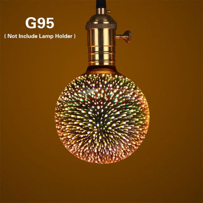 E27 110V 220V 3D Lamp Star Fireworks Effect Night light 3D table lamp Decoration Bulb bedside Home Decoration Light Luminaria