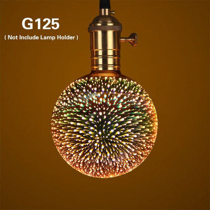 E27 110V 220V 3D Lamp Star Fireworks Effect Night light 3D table lamp Decoration Bulb bedside Home Decoration Light Luminaria